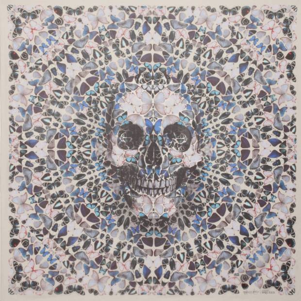 Damien Hirst per McQueen, Skull scarf, 2013